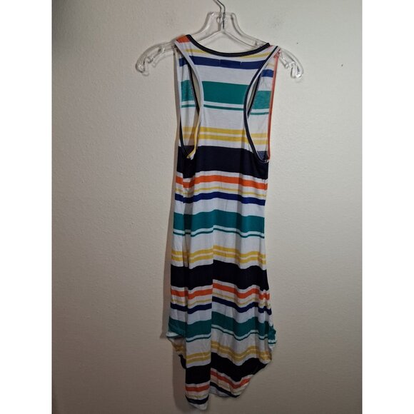 NWT Love Chelsey Dress Summer Casual Striped Beach Coverup High Low Size Medium - Picture 2 of 6